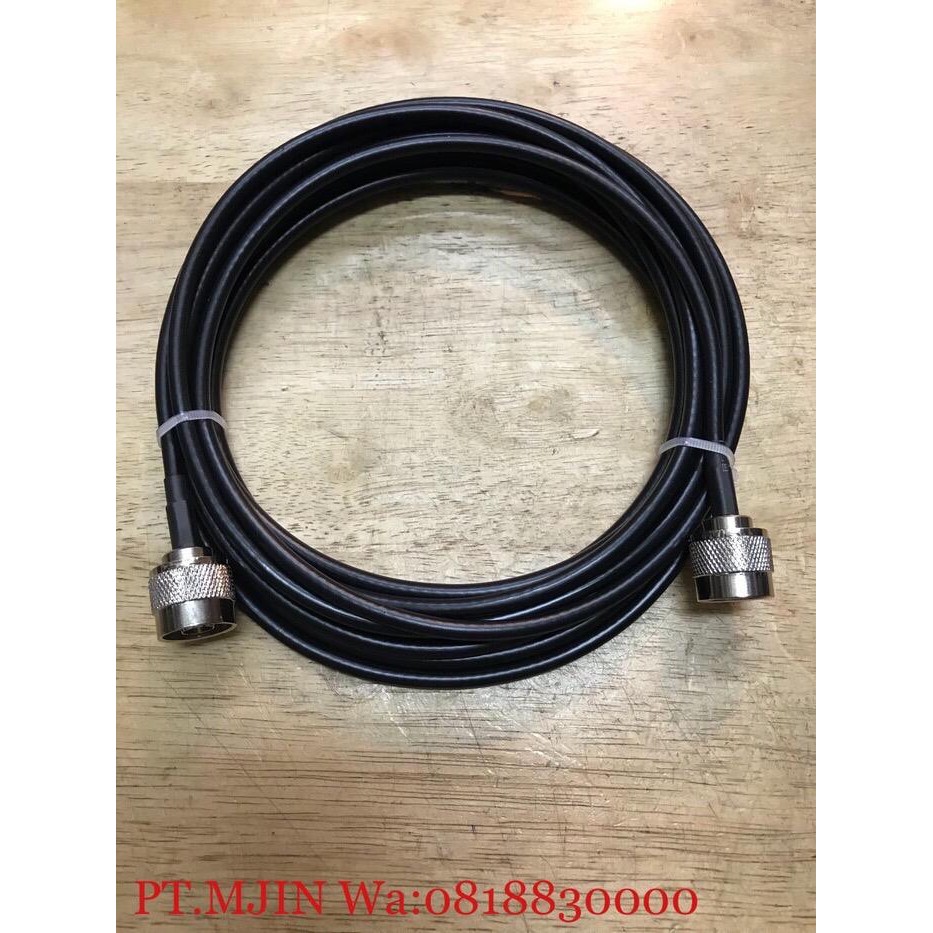 Kabel jumper N male ke N male Rg58 panjang 30meter