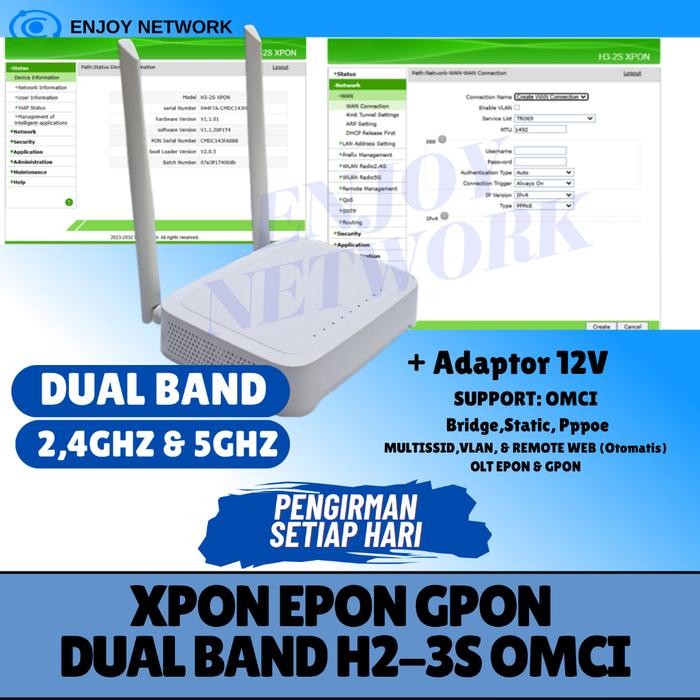 Pilihan- Xpon Dual Band Epon-Gpon H3-2S Omci