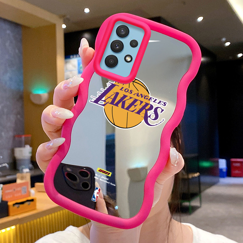 Casing Untuk Samsung A32 A31 A33 5G Case Casing Pola Bola basket Kesing HP Kasing Macaron Cesing Mir