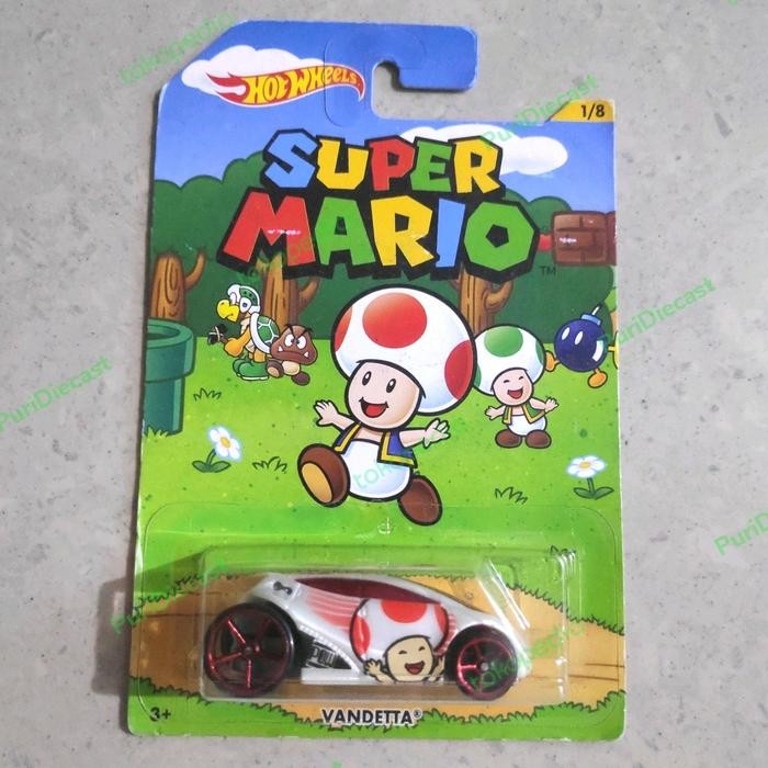 Pilihan- Hot Wheels Hotwheels Vandetta Super Mario