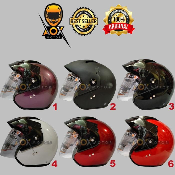 OJ Original Helm Klasik/Classic/Batman INK CX 390 (Ongkir 2 kg) Solid/Pls