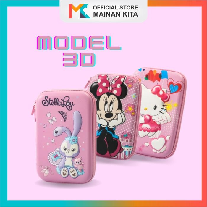 

Bentley - Sekolah Kotak Pensil 3D Timbul Besar, Motif Karakter Timbul Import Cewe Mk912