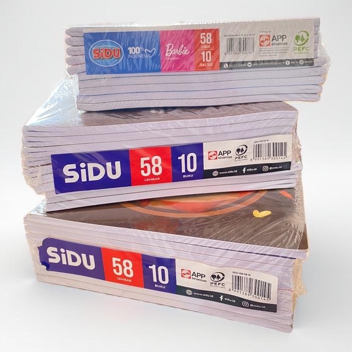 

New BUKU TULIS SIDU 58 LEMBAR / Skola by Sidu 58 Lembar