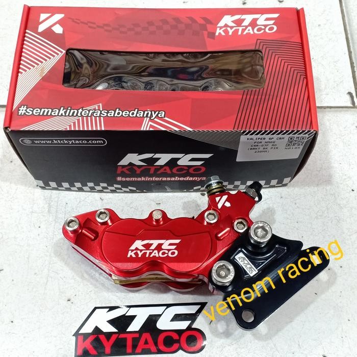 Unik Kaliper Ktc Kytaco 4Piston Crm New R15 V3 Vva Depan/ Kaliver R15 V3 4P Terlariss 