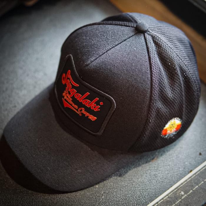 Topi SANGALAKI Wings Logo Trucker Hat Black XL