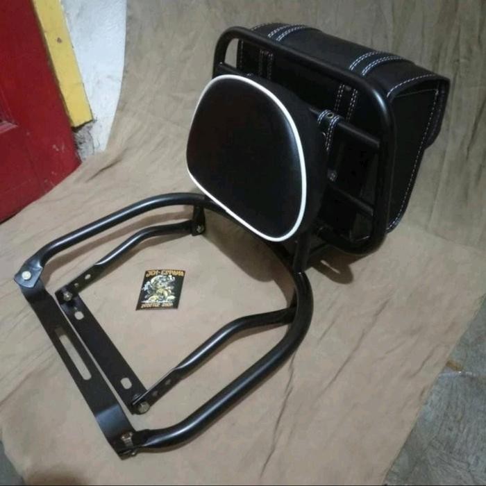 Back Rack Vespa Px Exlusive Excel Ps / Aksesoris Vespa