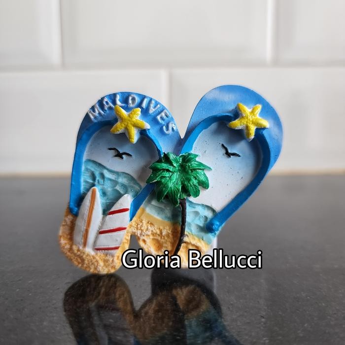 SOUVENIR MAGNET KULKAS MALDIVES INDIA