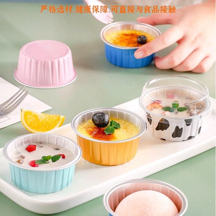 Aluminium Foil Cup Bulat (10PCS) Wadah Aluminium