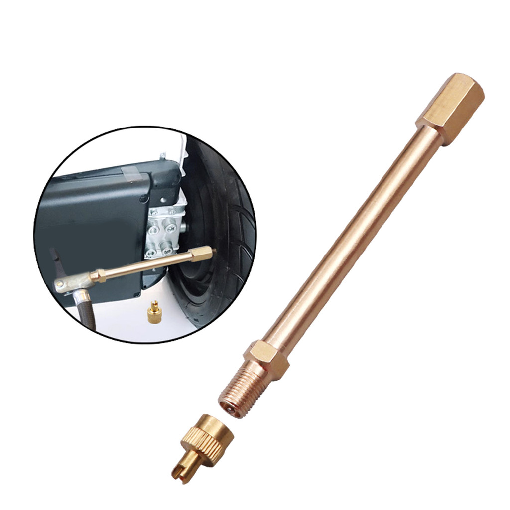 IMPORT Tire Valve Stem Extension Schrader Valve Stem Extender Tire Repair Tool for Balance Bike