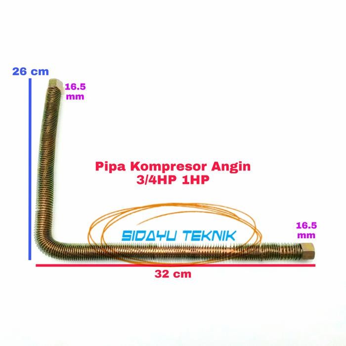 Pipa Kompresor Angin Listrik 3/4HP 1HP