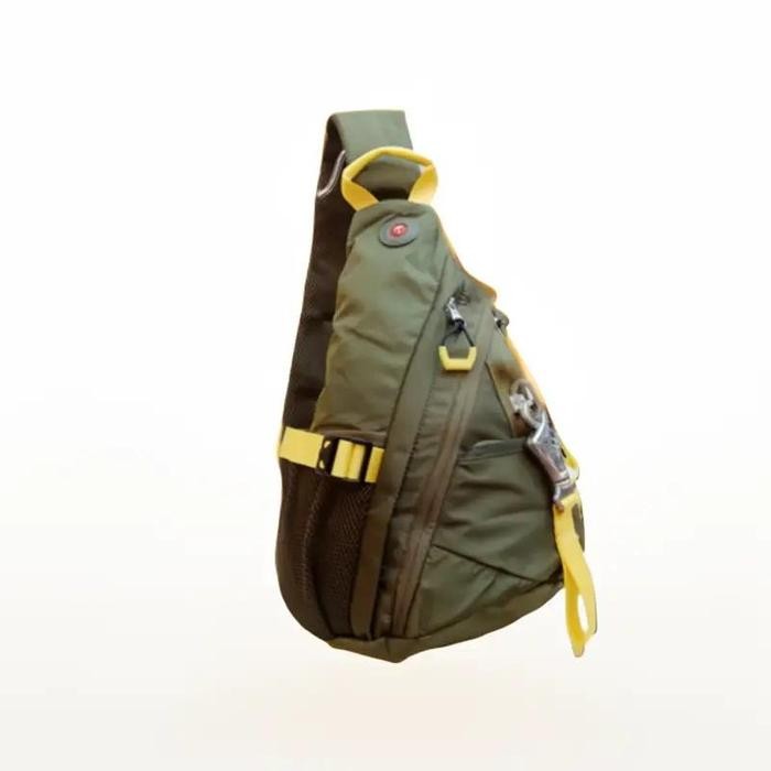 Bagus Tas Selempang/Sling Bag, Pria/Wanita Tough Warrior 6744 (Waterproof) Import Terlariss 