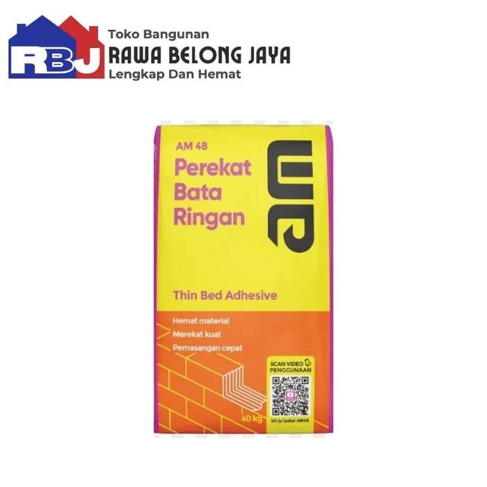 Terbaik Am 48 Perekat Bata Ringan 40Kg / Perekat Pasang Hebel 40Kg 100% Ori