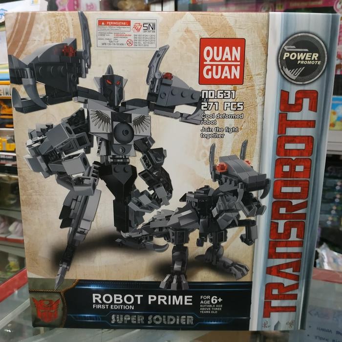 MURAH Mainan Block Quan Guan 631 Transrobots 271 pc