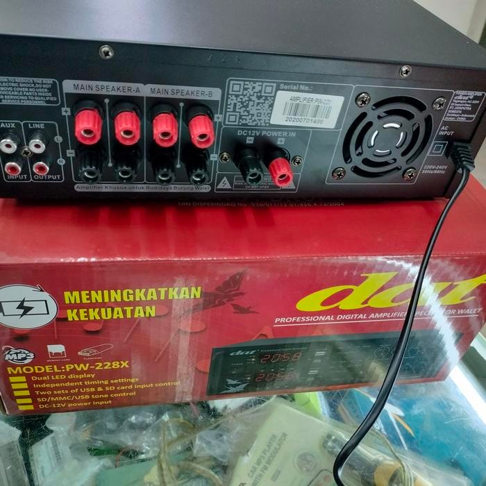 DAT PW 228X AMPLI WALET TAPE WALET POWER WALET