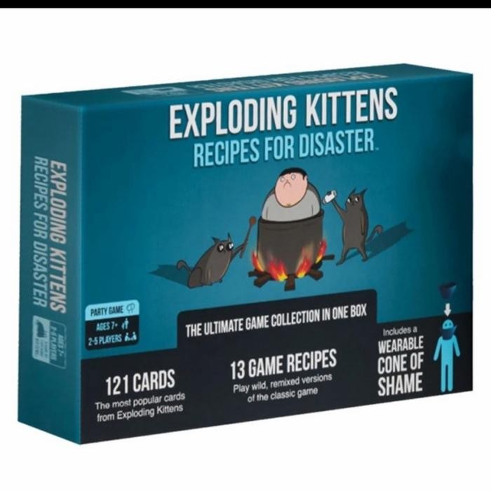 sygk- Exploding Kittens Recipes For Disaster Board Game Card Games