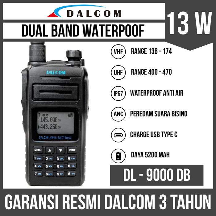 Ready HT Dalcom DL-9000 Waterproof IP68 Dual Band