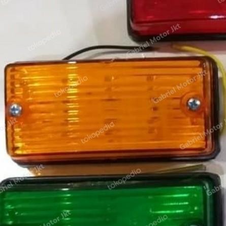 Jual Lampu Bak Truk Model Led Dny 168 Amber Orange-Box Isi 6 Pcs