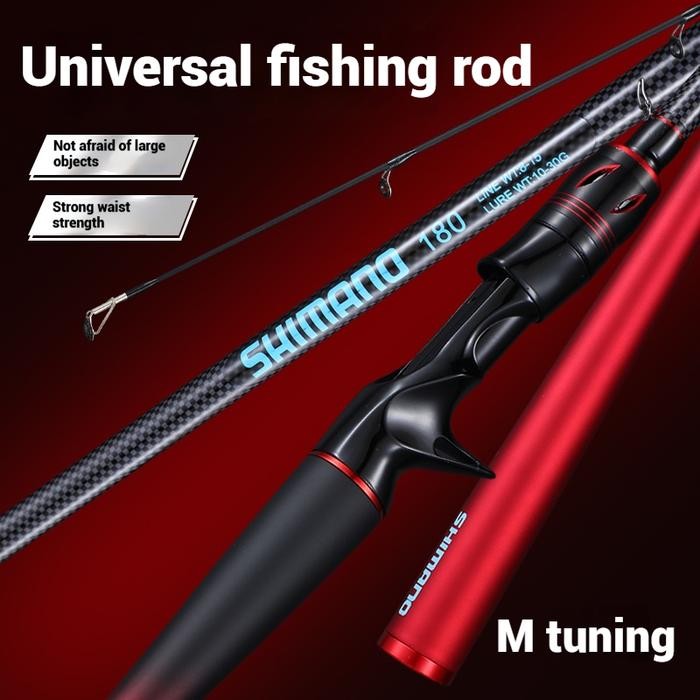 Ready SHIMANO Joran M Ultralight Pasifik Joran Pancing Ukuran 1.65M-2.1M Fishing Rod High Carbon