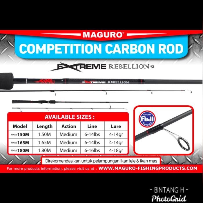 Ready Joran Kolam Maguro Extreme Rebellion 150