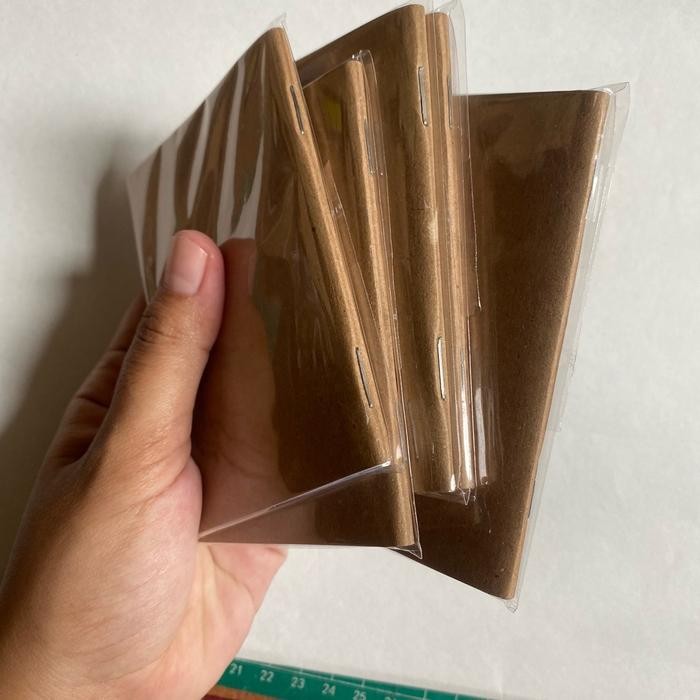 [Journify.id] Vintage Pocket Notes Mini Blank Notes Plain Notebook Buku Tulis Polos Catatan Vintage
