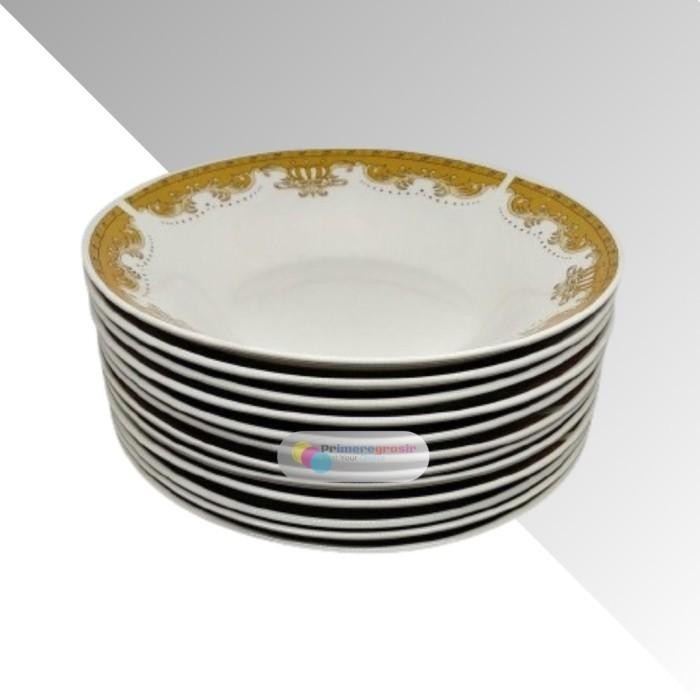 Piring Keramik 1 Lusin 12 pcs Murah / Piring Makan Keramik 1 Lusin