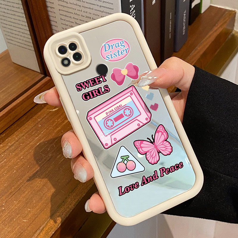 Casing Hp Xiaomi Redmi 9C Redmi 9C NFC Redmi 10A POCO C31 Case HP Casing pola Gadis keren Kesing Kas