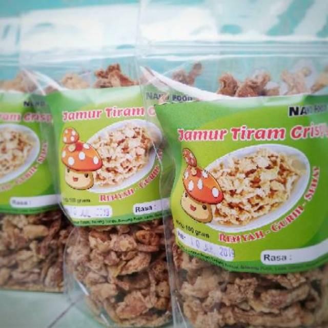 JAMUR TIRAM CRISPY 100 GRAM