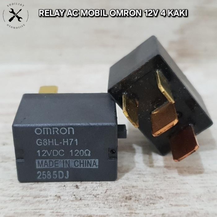 RELAY AC MOBIL OMRON / RELAY POWER 12V 4 KAKI UNIVERSAL