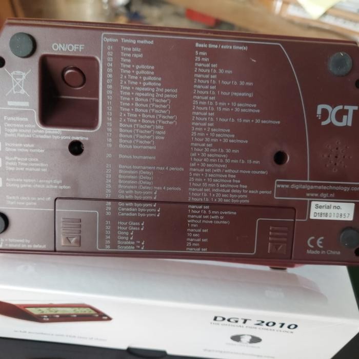 JAM CATUR DGT 2010,BARU,ORIGINAL. KODE 173