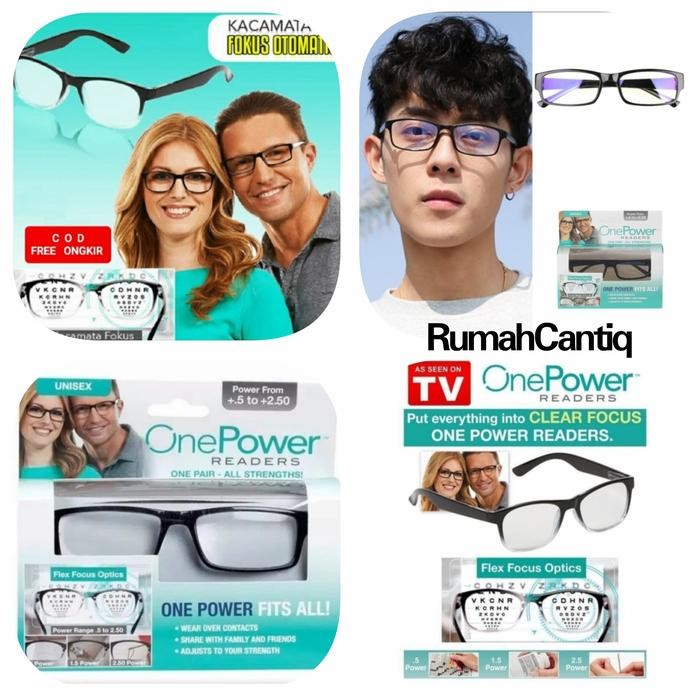 New KACA MATA ONE POWER READERS KACAMATA AJAIB BACA PLUS AUTO FOCUS