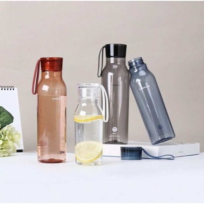 lock n lock Botol minum Bisfree 750ml - Oren, Coklat