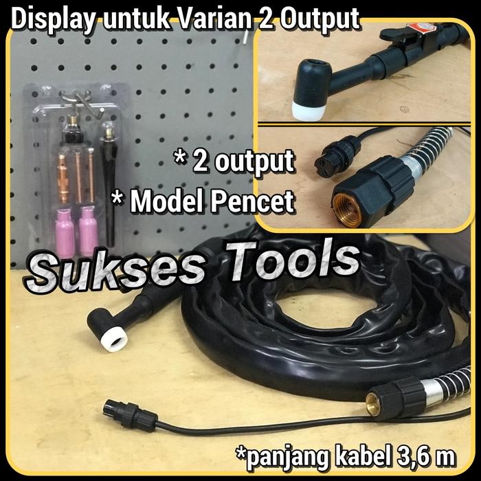 Paling Murah Stang Las Argon Tang Las Argon Puter Pencet Tig Torch Manual Otomatis Terlariss 