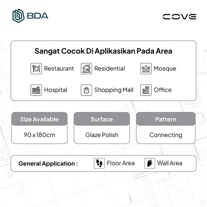 uq6l- Bda Granite Tile Granite 90X180 Keramik Lantai Keramik Dinding Big Slab Artic Carrara