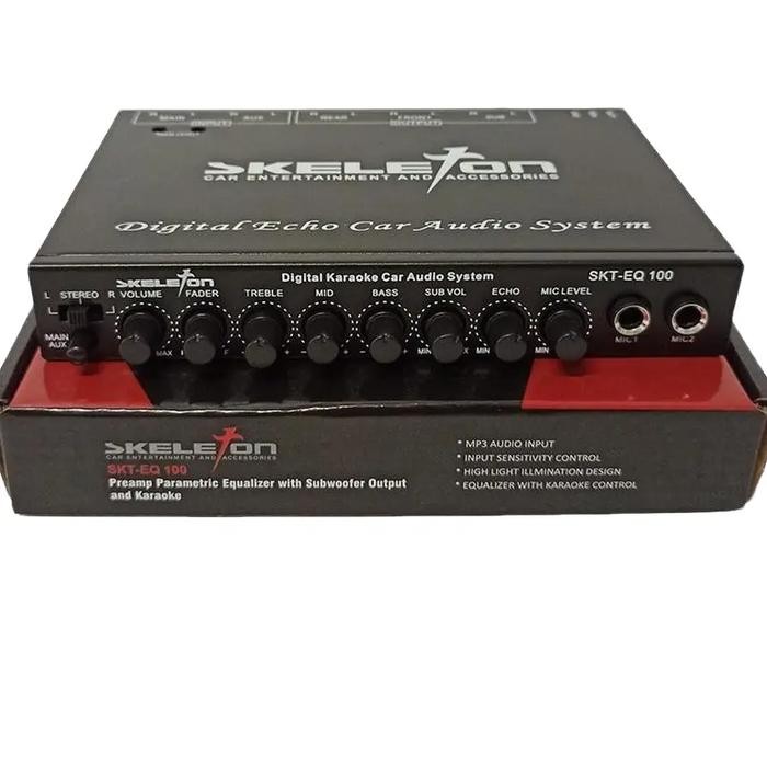 Ready Parametric Equalizer Mobil - Skeleton Parametric Car Equalizer - SKT-EQ100