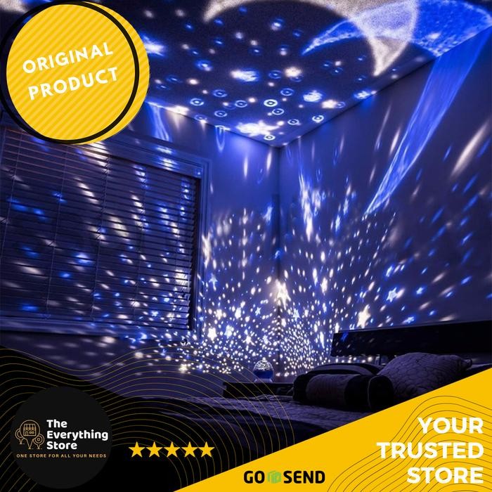 BERKUALITAS Galaxy Light Projector /Lampu Luar Angkasa Galaxy Star Master Lampu Proyektor Bintang