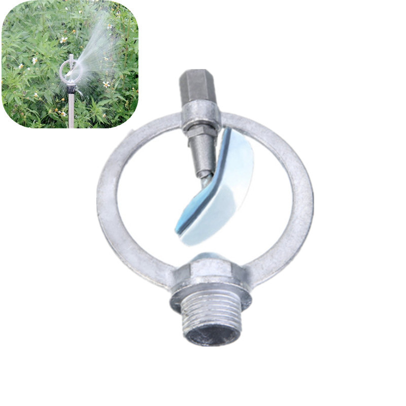 10pcs 1/2" Zinc Metal Butterfly Head Irrigation Sprinkler 360 Degrees Rotary Heavy Duty Garden Lawn 