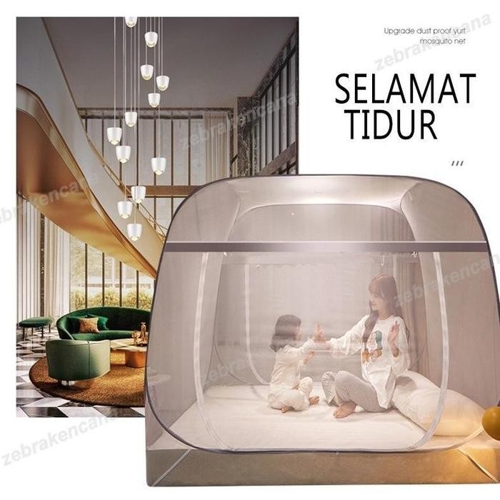 Kelambu lipat/ Kelambu tenda/ Kelambu Tudung BESAR 150x200 180 x 200 220x200/Kanopi Kelambu Tenda