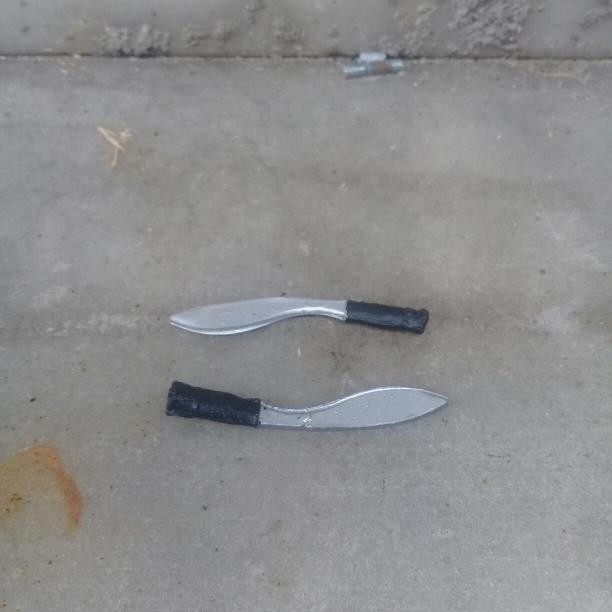 h4d2- Asesoris Pisau Belati Untuk Figure Rider Figma Shf 1/12 Recast Resin