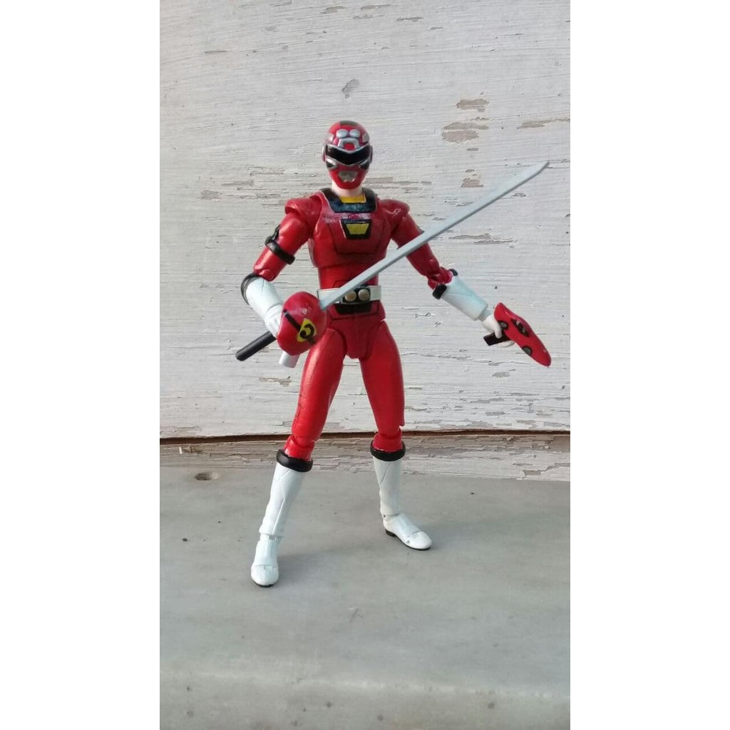 h4d2- Action Figure Shf Custom Power Rangers Carranger Super Sentai
