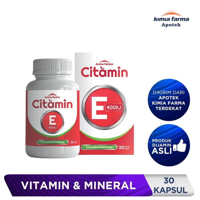 eoug- Citamin E 400 Iu 30 Kapsul / Vitamin E / Kimia Farma
