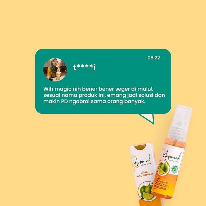 DoneShop- (Beli 1 Free 2 Hadiah) Amanah Fresh Mouth Spray Parfume Penghilang Bau Mulut