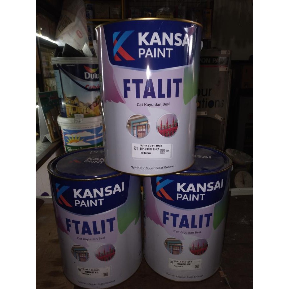 Cat minyak kayu & besi Kansai Ftalit gloss 5 kg