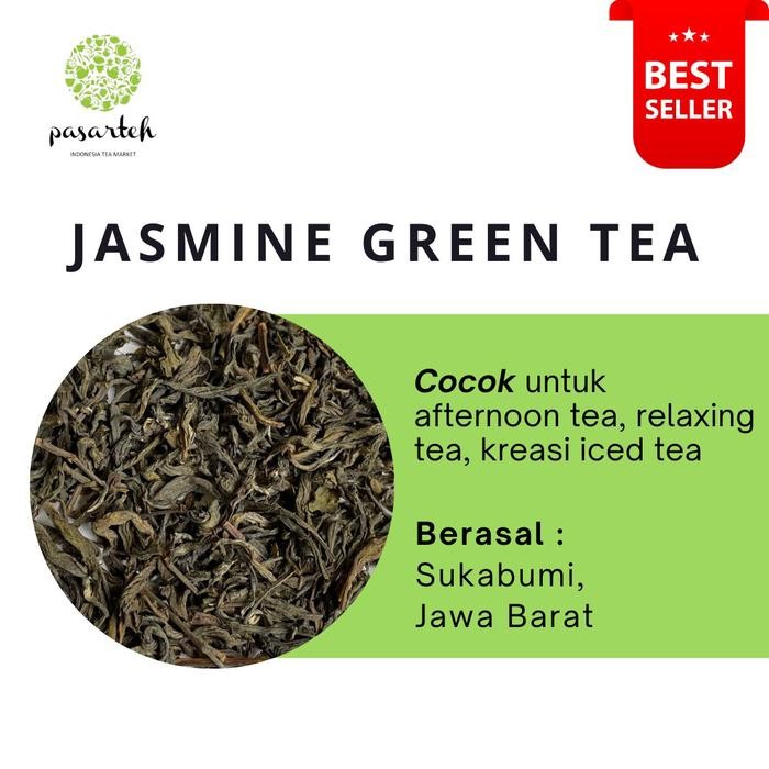 Super [ pasarteh ] Green Tea Jasmine Teh Jasmine Jasmine Tea Teh Hijau Iced Tea Teh Melati