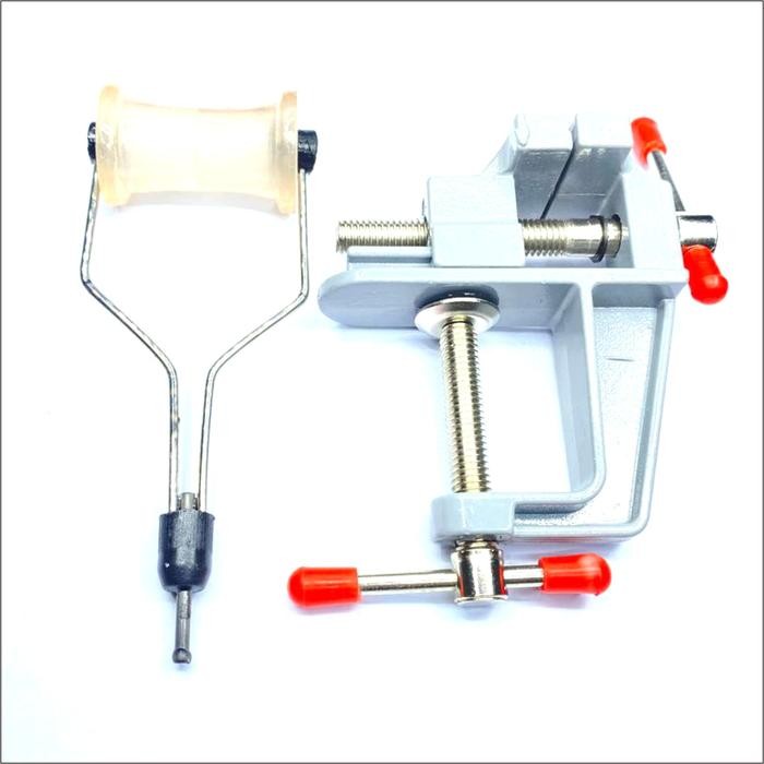 Ragum Tanggem Mini Untuk Jepit Mata Kail Dan Bobbin Assist Hook Untuk Memancing Terlaris