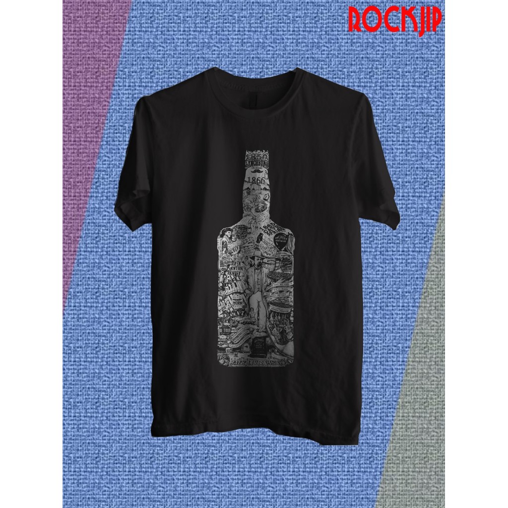 Jual Kaos Baju Distro Musik Band Rock Punk Indie Metal Pria Wanita Metal Jack Daniels 2