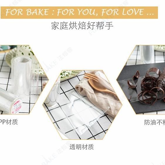 9skn- Forbake Fb52115 -Mousse Cake Edge Wrapping/Plastik Pinggiran Kue Tart