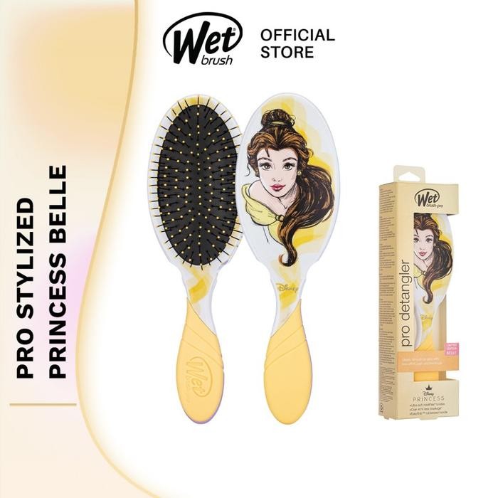 Lansungkirim- The Wet Brush Pro Stylized Princess - Sisir Anti Kusut Mengurangi Rontok