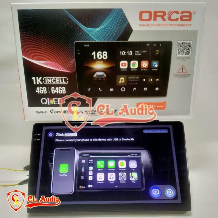 Head Unit Android Orca Eco lite plus 9 Inch Suzuki Splash Ram 4/64GB
