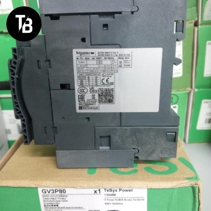 SCHNEIDER MOTOR CIRCUIT BREAKER GV3ME80