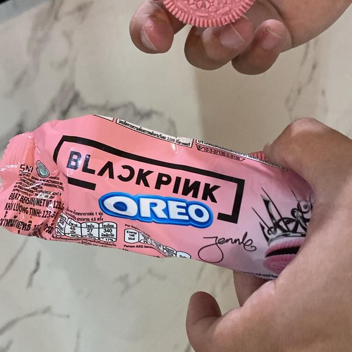 q1k9- Oreo Blackpink Tanda Tangan Jennie
